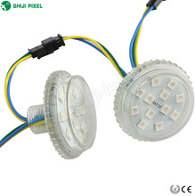 24В 12LEDs программируемыми чипами ws2811 UCS1903 50мм RGB Сид пиксела света многоточия